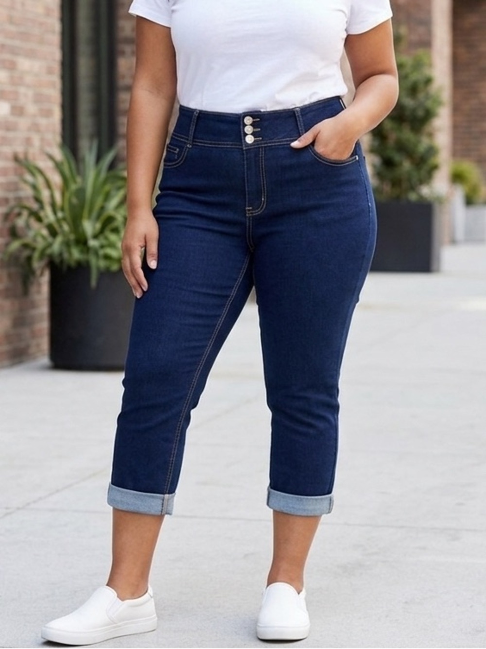 Classic Blue Women's Jeans stretch